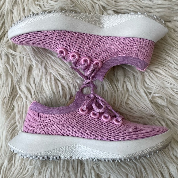 allbirds Shoes - Allbirds Womens Buoyant Pink Blizzard White Sole Tree Dasher 2 Sneaker NWOB Sz 6